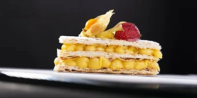 mille feuille. 